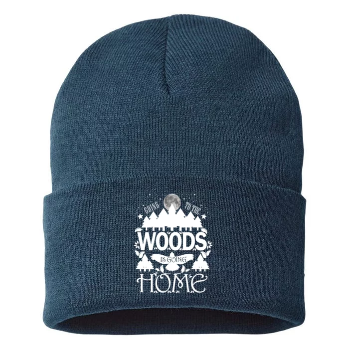 Go To The Woods Is Going Home Sustainable Knit Beanie