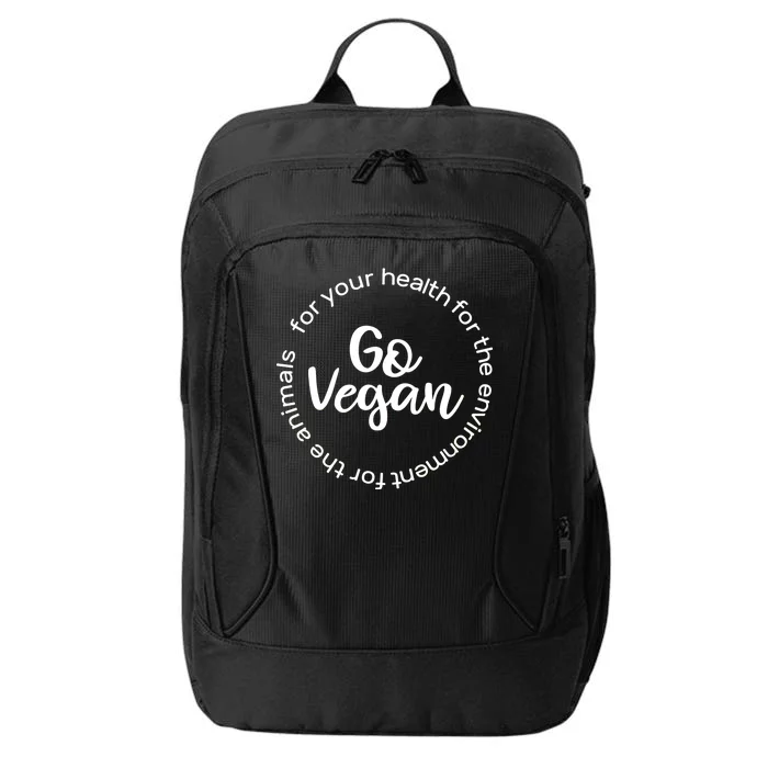 Go Vegan For Life City Backpack