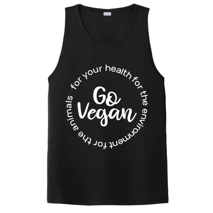 Go Vegan For Life Performance Tank