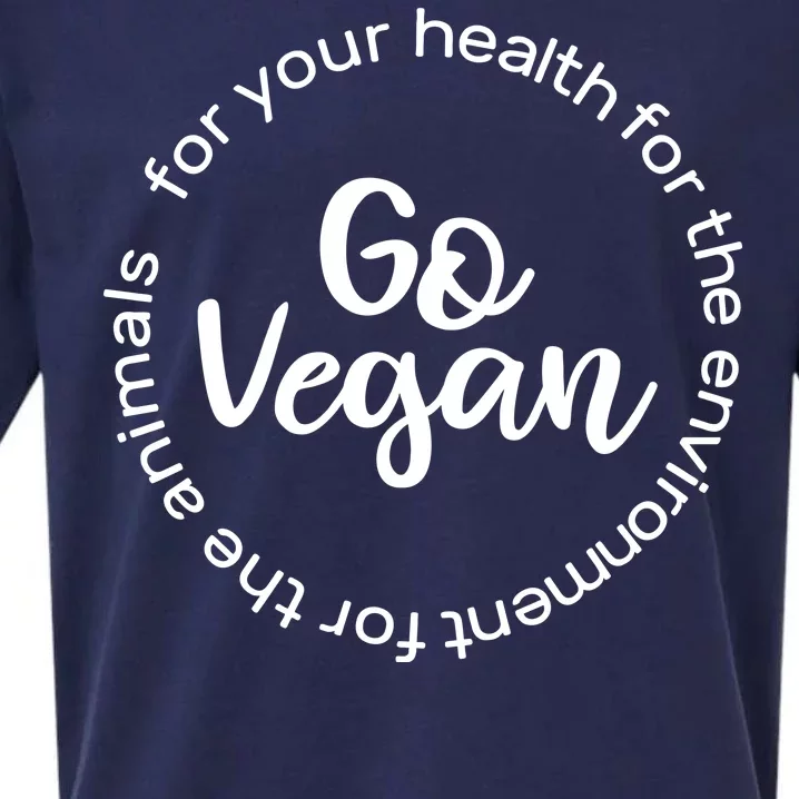 Go Vegan For Life Sueded Cloud Jersey T-Shirt