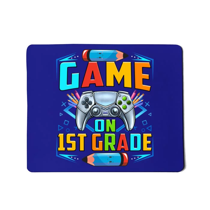 Game On 1St Grade Funny Back To School Video Games Gift Mousepad