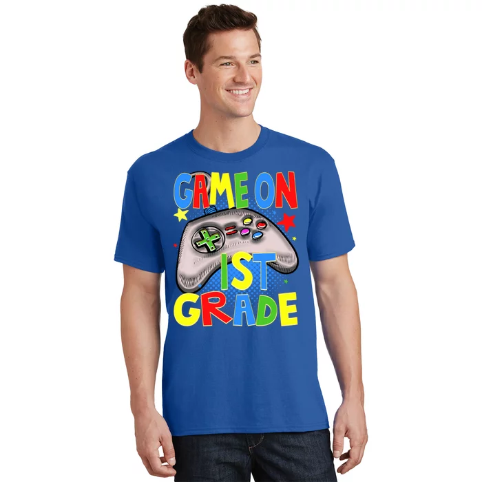 Game On 1St Grade Gaming Gamer Back To School Student Meaningful Gift T-Shirt