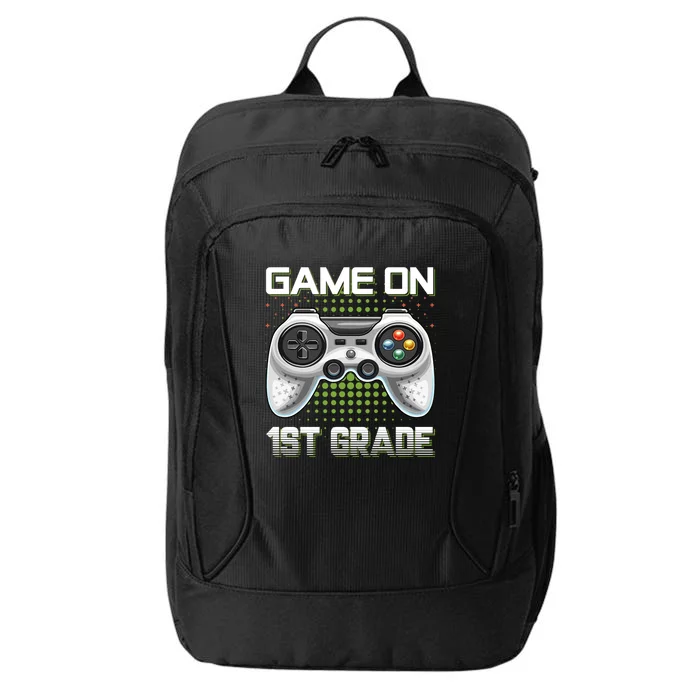 Game On 1St Grade Gamers Video Game Back To School Gift City Backpack