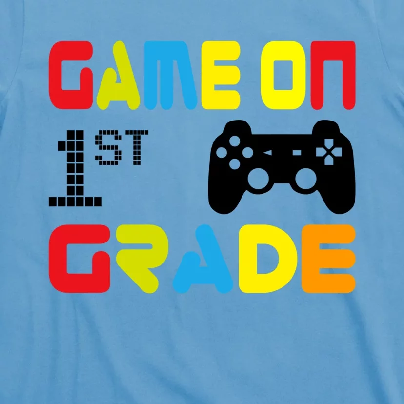 Game On 1St Grade Gift Back To School Gift Gamer Tee Funny Gift T-Shirt