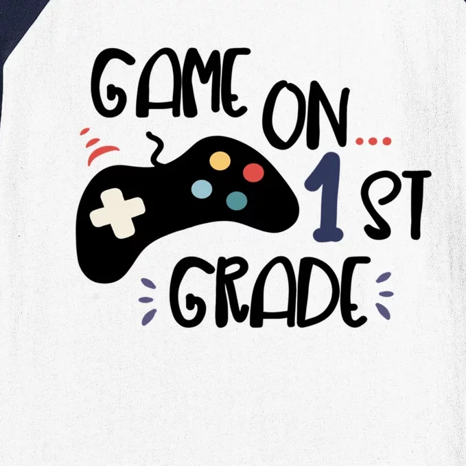 Game On 1St Grade (Remote Control) Gift Baseball Sleeve Shirt