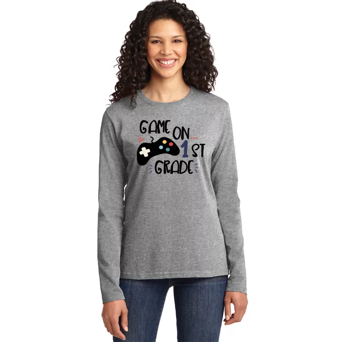 Game On 1St Grade (Remote Control) Gift Ladies Long Sleeve Shirt