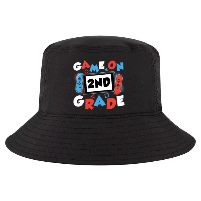 Game On 2nd Grade Second First Day School Gaming Gamer Boy Cool Comfort Performance Bucket Hat