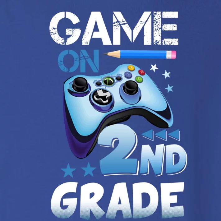 Game On 2Nd Grade First Day Gamer Back To School Funny Gift Toddler Long Sleeve Shirt