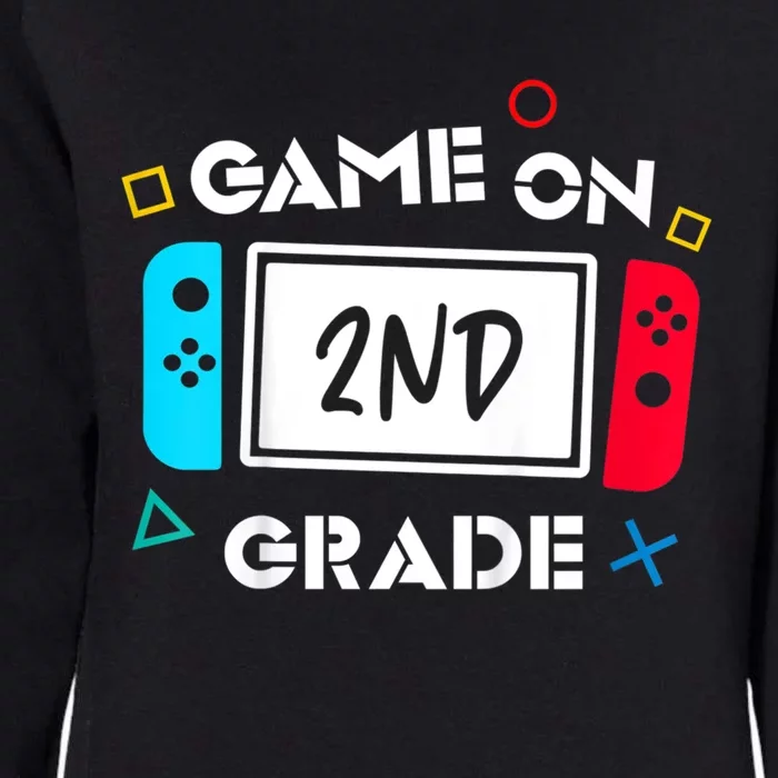 Game On 2Nd Grade Second Back To School First Day Of Gift Womens California Wash Sweatshirt