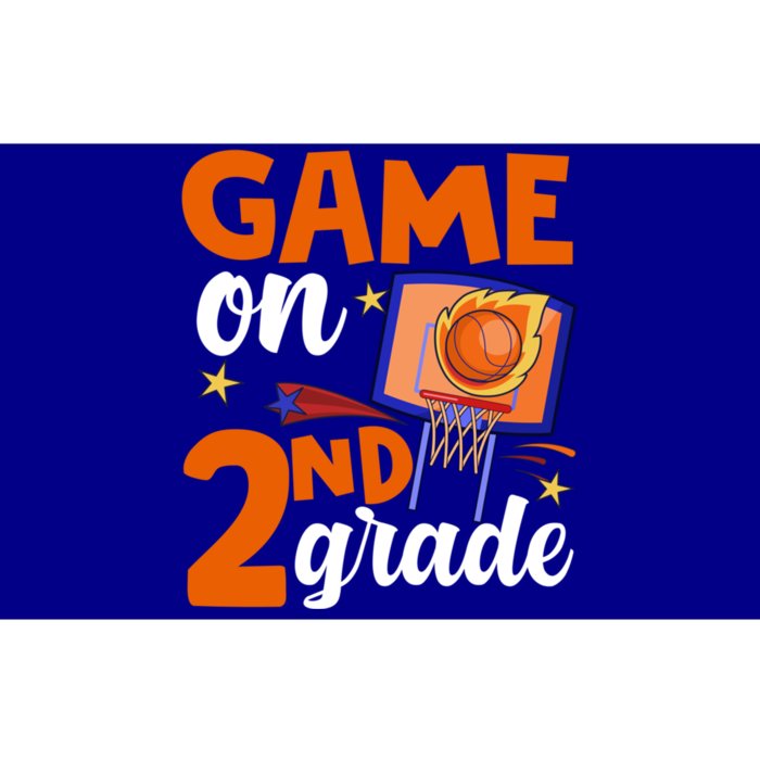 Game On 2Nd Grade Basketball Back To School Students Gift Bumper Sticker