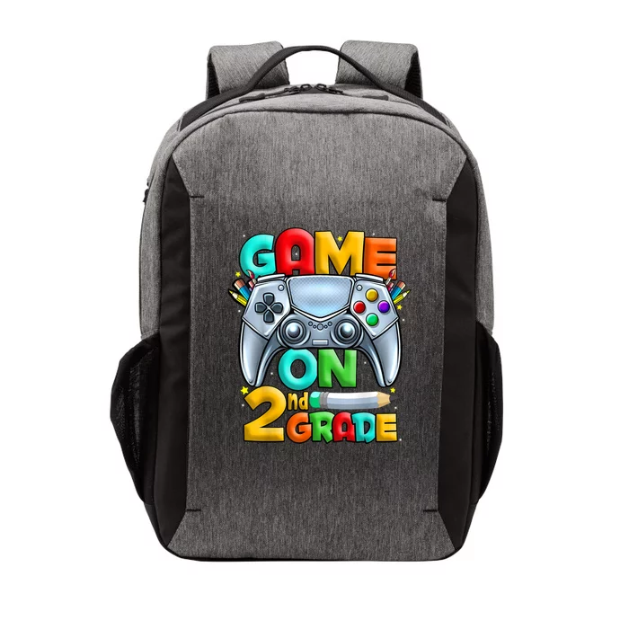 Game On 2nd Grade Back To School 2nd Grade Level Unlocked Vector Backpack