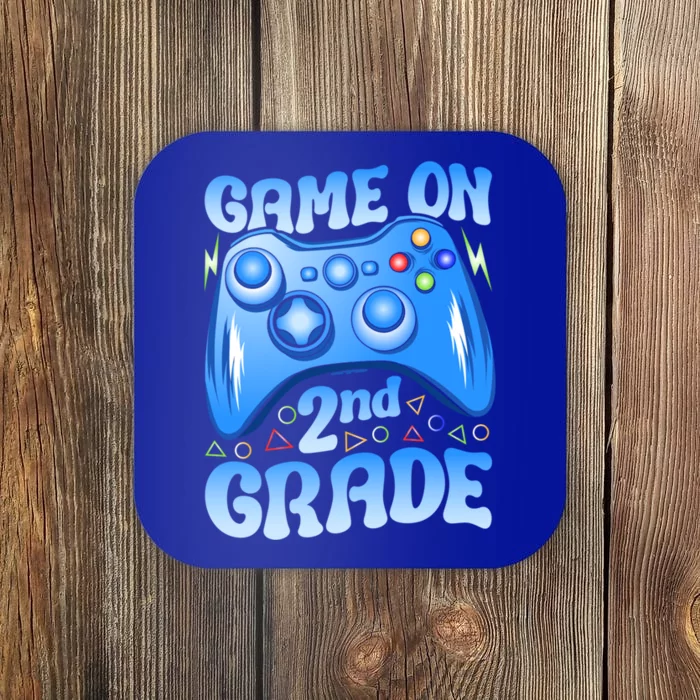 Game On 2Nd Grade Back To School Second Grade Video Games Great Gift Coaster