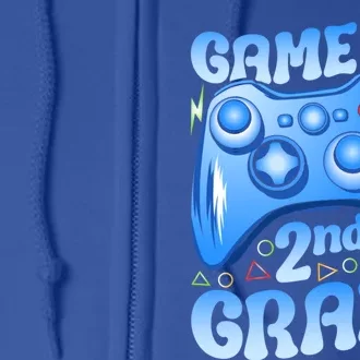 Game On 2Nd Grade Back To School Second Grade Video Games Great Gift Full Zip Hoodie