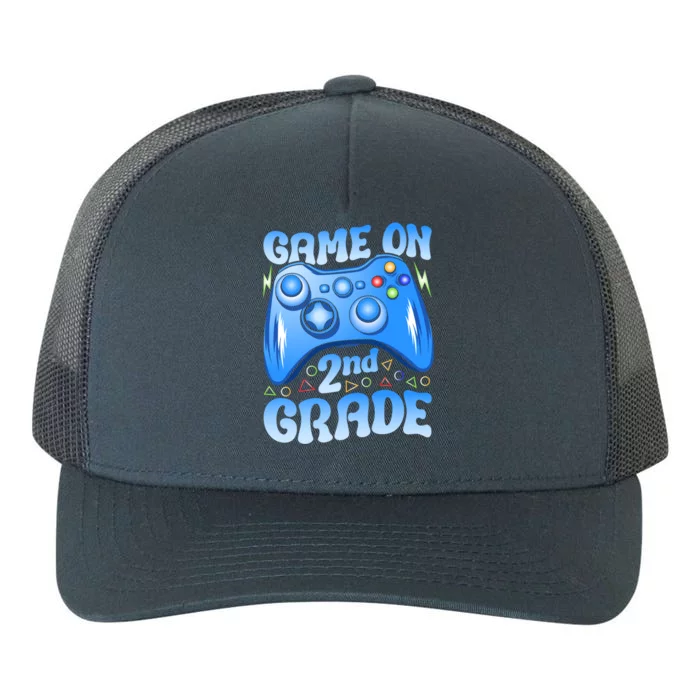 Game On 2Nd Grade Back To School Second Grade Video Games Great Gift Yupoong Adult 5-Panel Trucker Hat