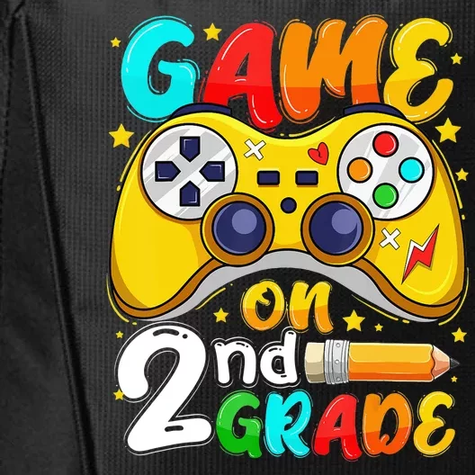 Game On 2nd Grade Back To School Gamer City Backpack