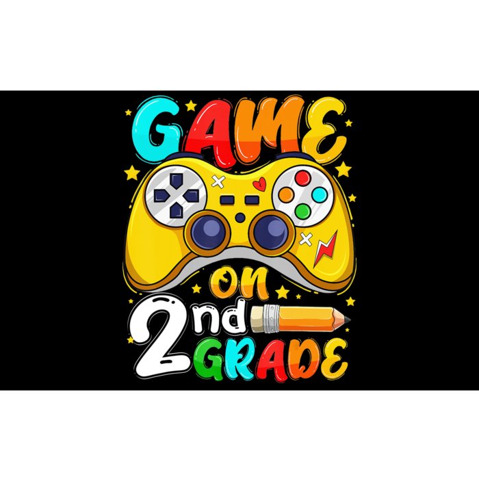 Game On 2nd Grade Back To School Gamer Bumper Sticker