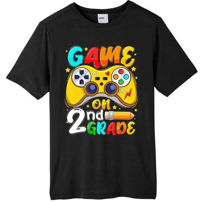 Game On 2nd Grade Back To School Gamer ChromaSoft Performance T-Shirt