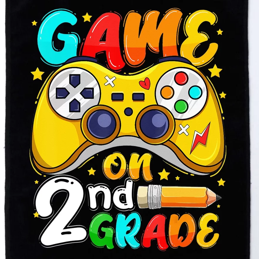 Game On 2nd Grade Back To School Gamer Platinum Collection Golf Towel