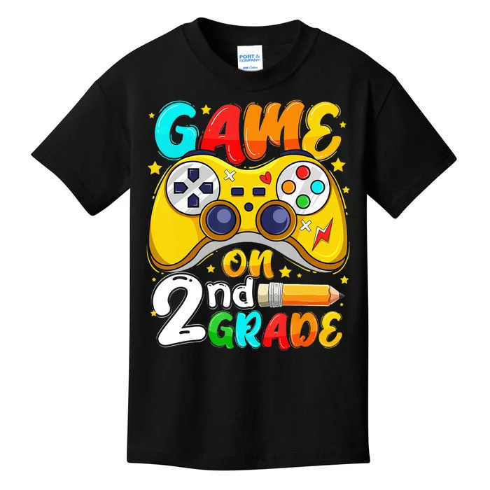 Game On 2nd Grade Back To School Gamer Kids T-Shirt