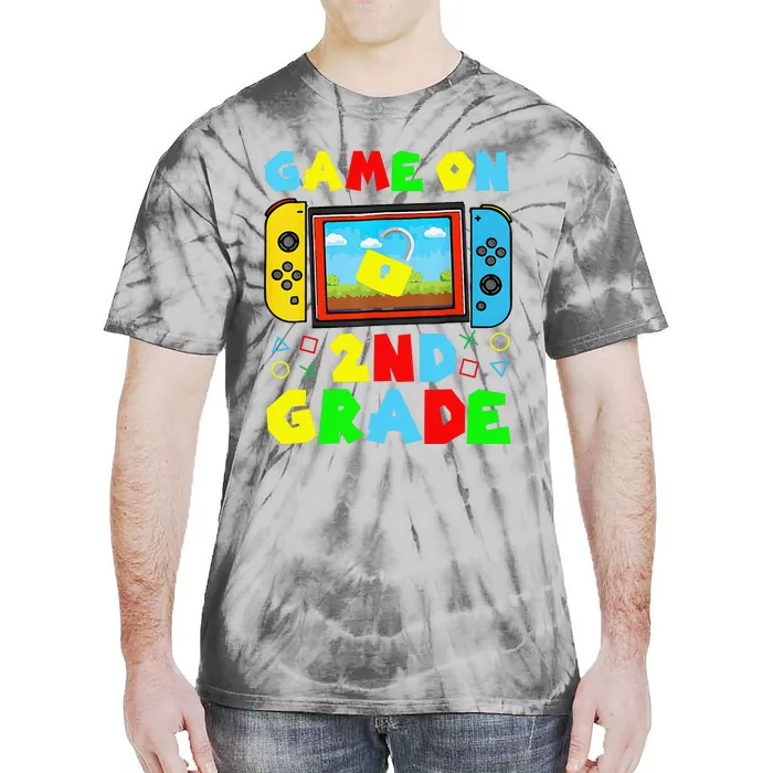 Game On 2nd Grade Back To School Funny Gamer Tie-Dye T-Shirt