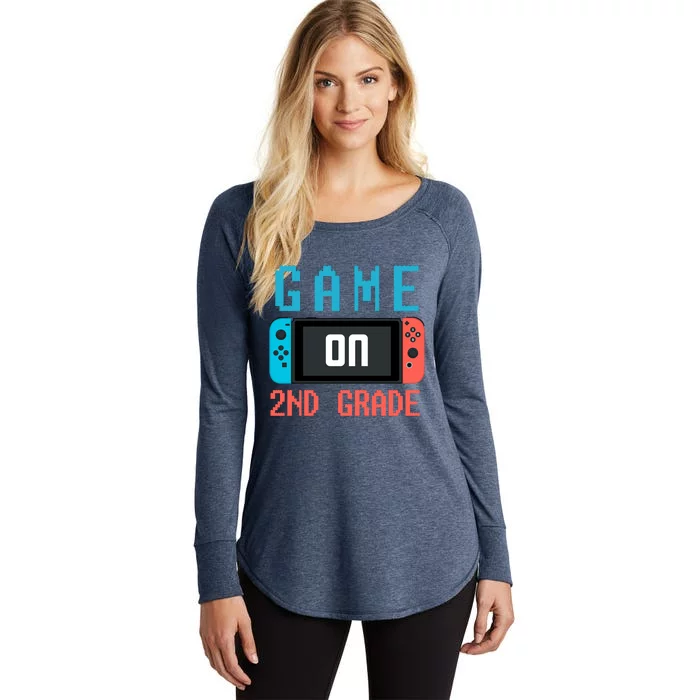 Game On 2nd Grade Women's Perfect Tri Tunic Long Sleeve Shirt