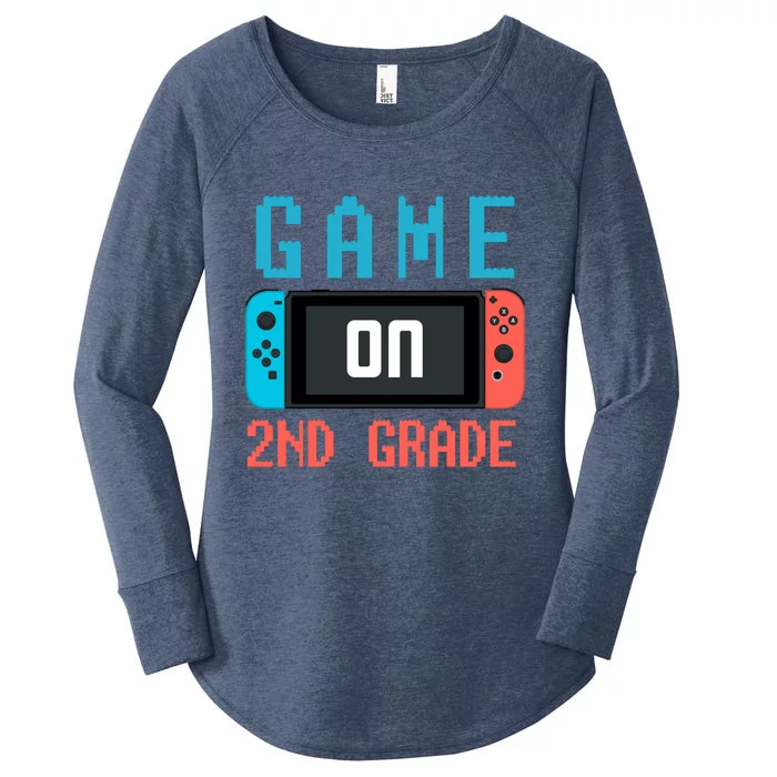 Game On 2nd Grade Women's Perfect Tri Tunic Long Sleeve Shirt