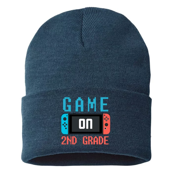 Game On 2nd Grade Sustainable Knit Beanie