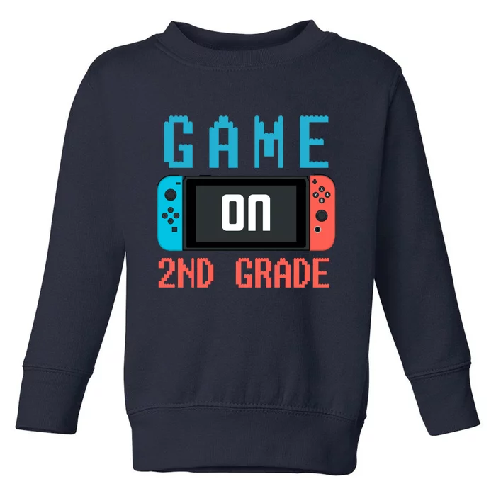 Game On 2nd Grade Toddler Sweatshirt