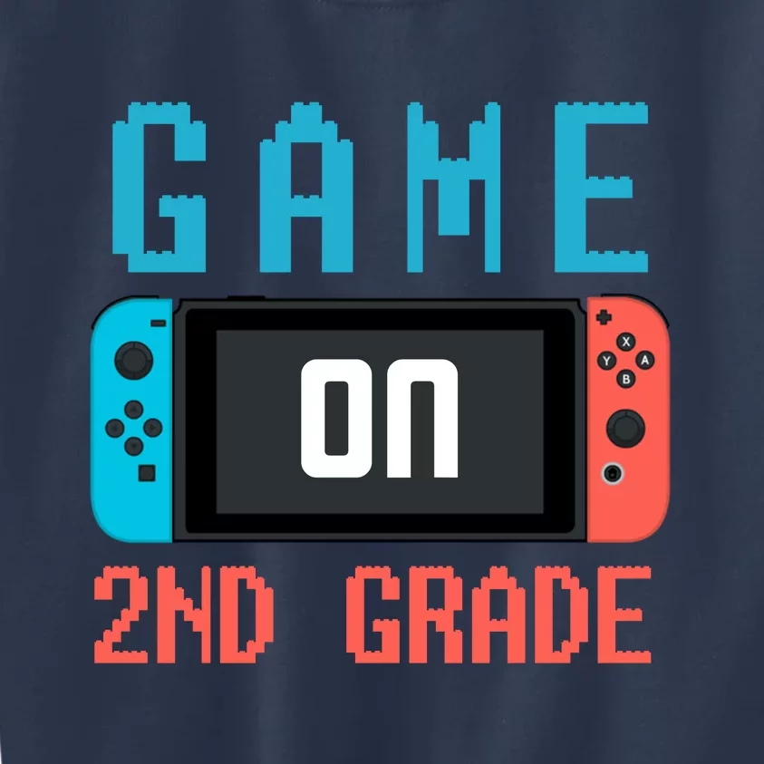 Game On 2nd Grade Kids Sweatshirt