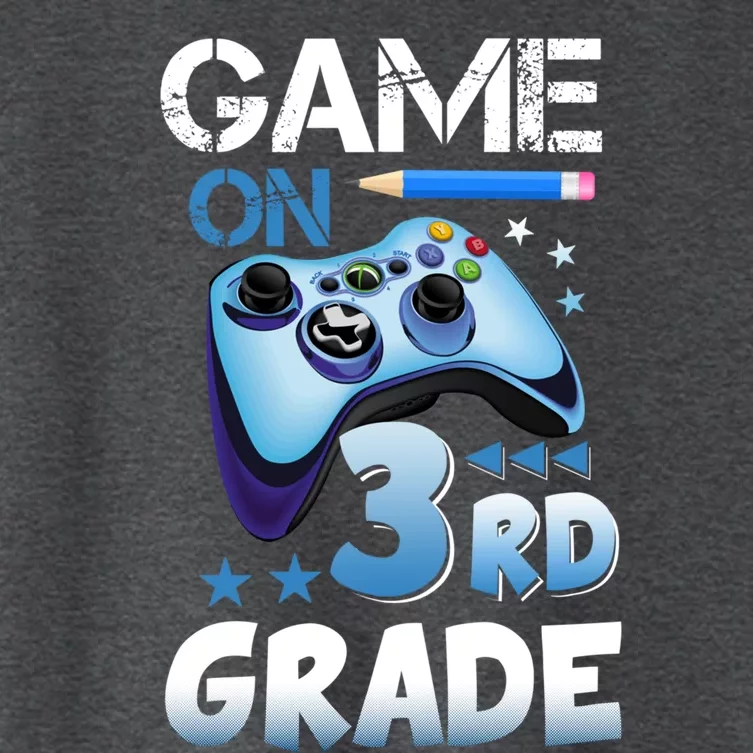 Game On 3Rd Grade First Day Gamer Back To School Gift Women's Crop Top Tee