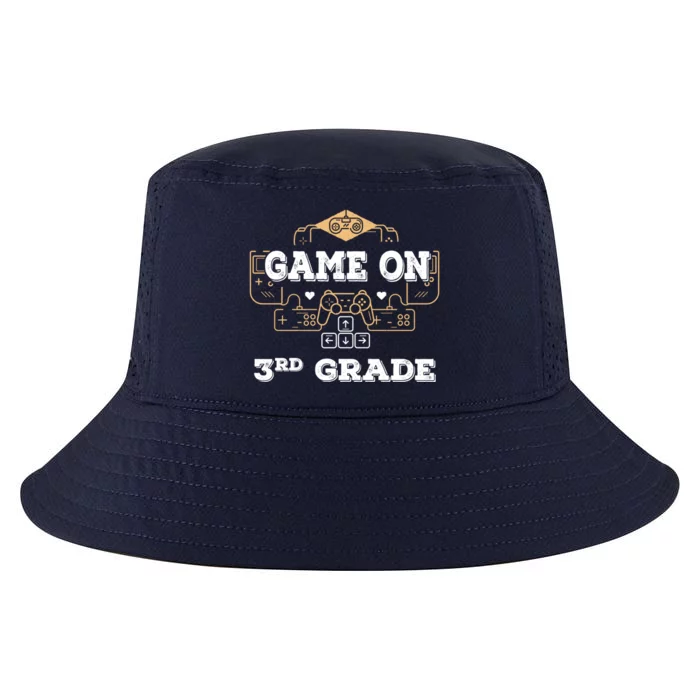 Game On 3Rd Grade Cool Back To School Gamers Gift Cool Comfort Performance Bucket Hat