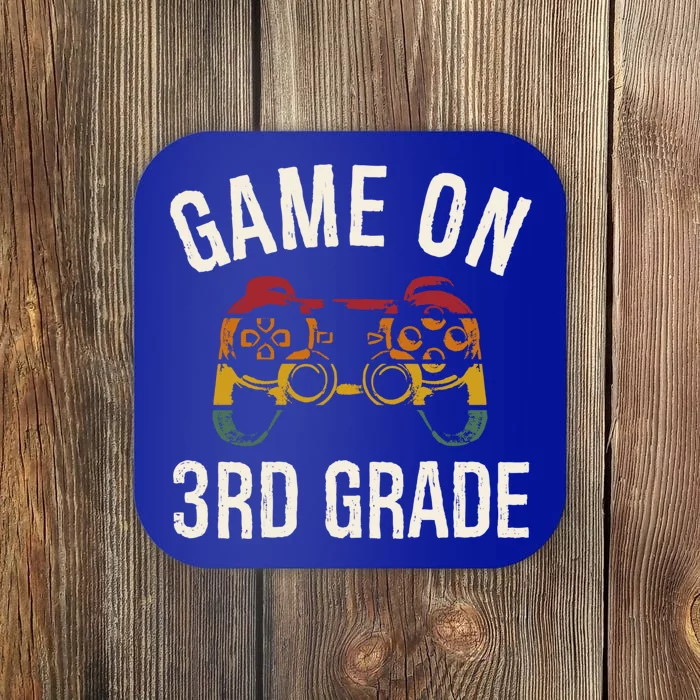 Game On 3Rd Grade Funny Back To School First Day Of Sc Cool Gift Coaster