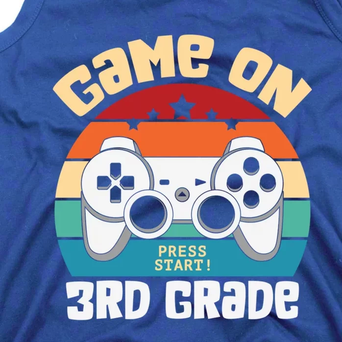 Game On 3Rd Grade Gamer Teacher Student Gift Back To School Gift Tank Top