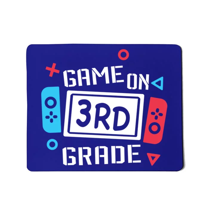 Game On 3Rd Grade Gift Third Grade Back To School Gift Mousepad