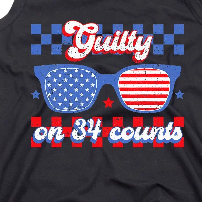 Guilty On 34 Counts 34 Out Of 34 45 Guilty On 34 Tank Top