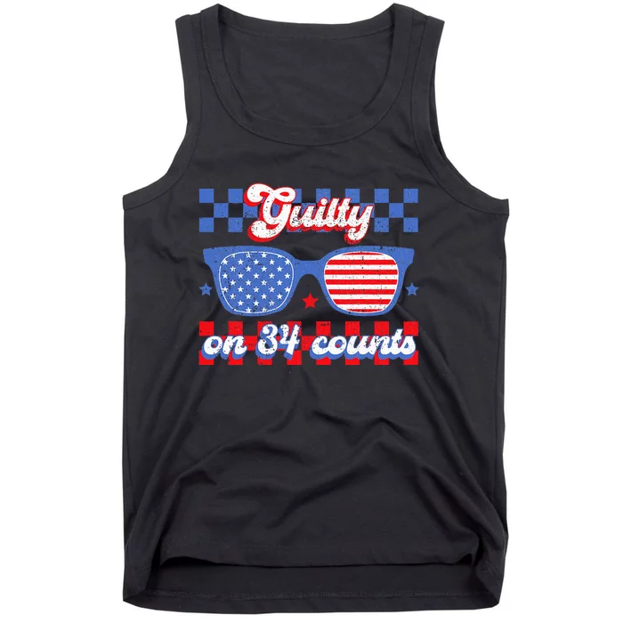 Guilty On 34 Counts 34 Out Of 34 45 Guilty On 34 Tank Top