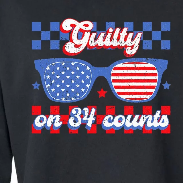 Guilty On 34 Counts 34 Out Of 34 45 Guilty On 34 Cropped Pullover Crew