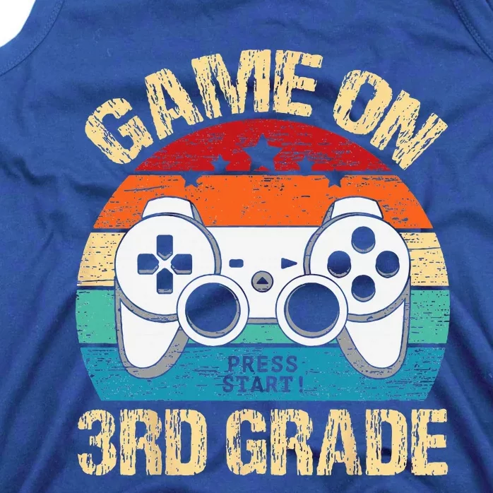 Game On 3rd Grade Back To School 3rd Grade Level Unlocked Tank Top