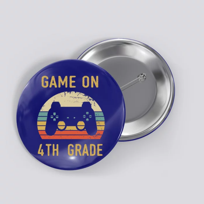 Game On 4Th Grade Meaningful Gift 4Th Graders Gamers Back To School Gift Button