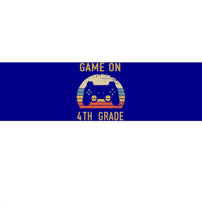 Game On 4Th Grade Meaningful Gift 4Th Graders Gamers Back To School Gift Bumper Sticker