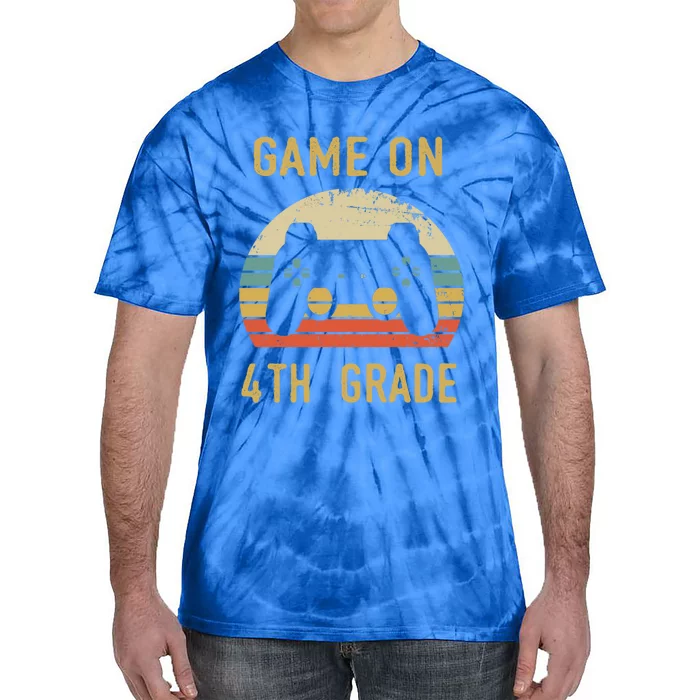 Game On 4Th Grade Meaningful Gift 4Th Graders Gamers Back To School Gift Tie-Dye T-Shirt