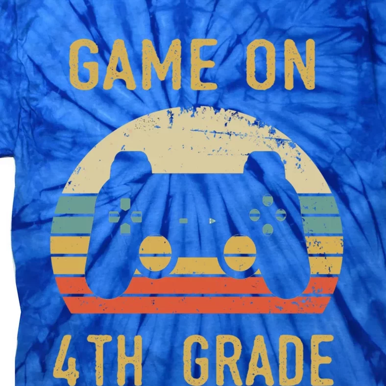 Game On 4Th Grade Meaningful Gift 4Th Graders Gamers Back To School Gift Tie-Dye T-Shirt