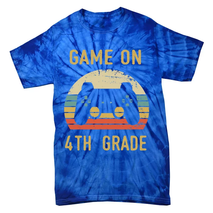 Game On 4Th Grade Meaningful Gift 4Th Graders Gamers Back To School Gift Tie-Dye T-Shirt