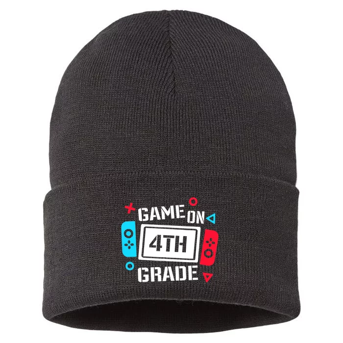 Game On 4th Grade Sustainable Knit Beanie