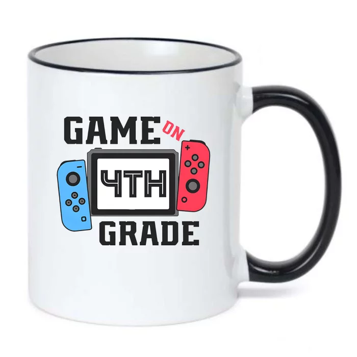 Game On 4th Grade Back To School Black Color Changing Mug