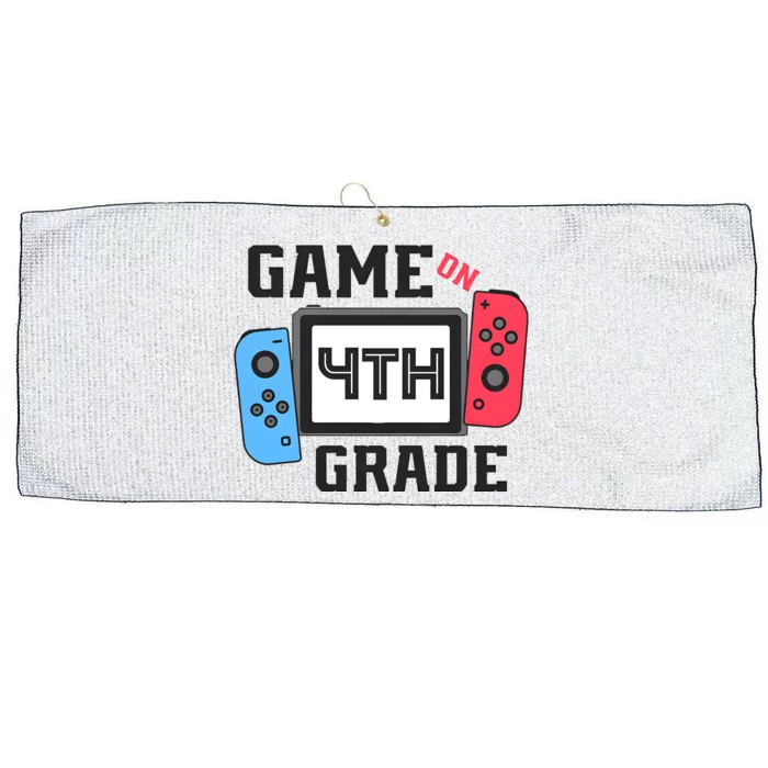 Game On 4th Grade Back To School Large Microfiber Waffle Golf Towel