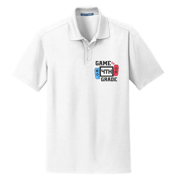 Game On 4th Grade Back To School Dry Zone Grid Performance Polo