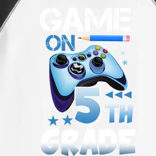 Game On 5Th Grade First Day Gamer Back To School Gift Toddler Fine Jersey T-Shirt