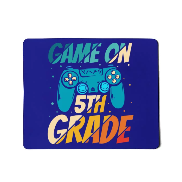 Game On 5Th Grade First Day Gamer Back To School Cute Gift Mousepad