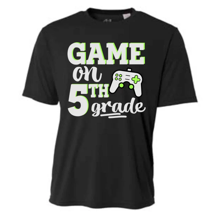 Game On 5Th Grade Gift Cooling Performance Crew T-Shirt